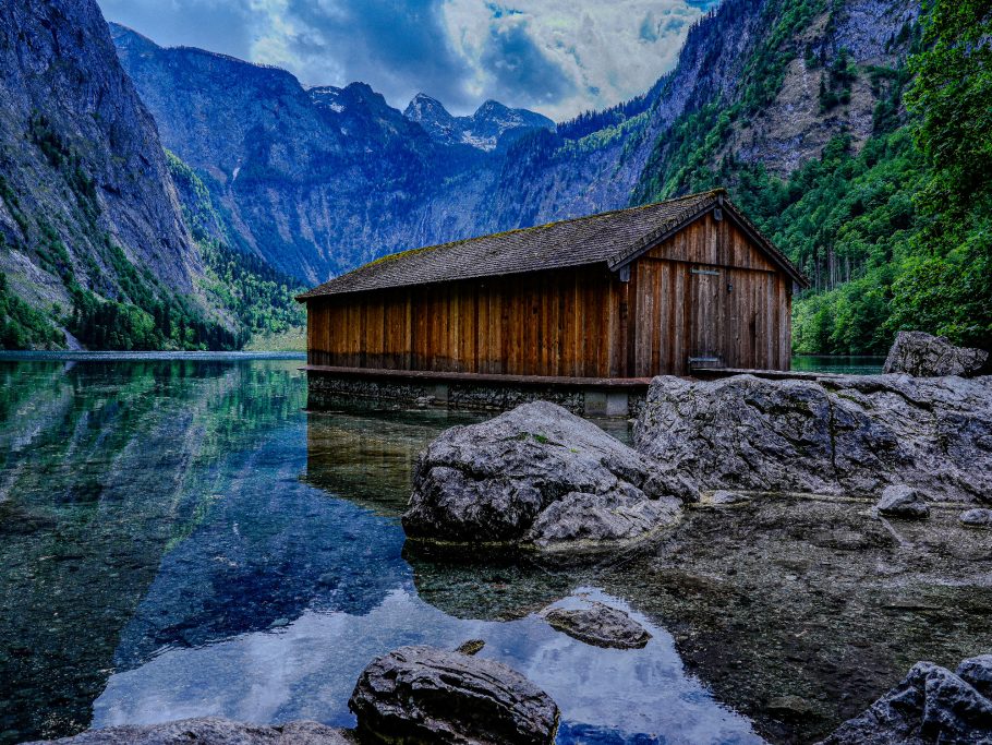 Bootshütte am Obersee